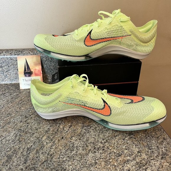Nike Air‎ Zoom Victory Track Spikes Barley Volt Orange CD4385-700 Size 12.5 New! - Picture 4 of 8